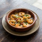 Receta: Camarones al ajillo y sudado