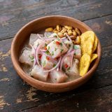 Receta: Ceviche de corvina